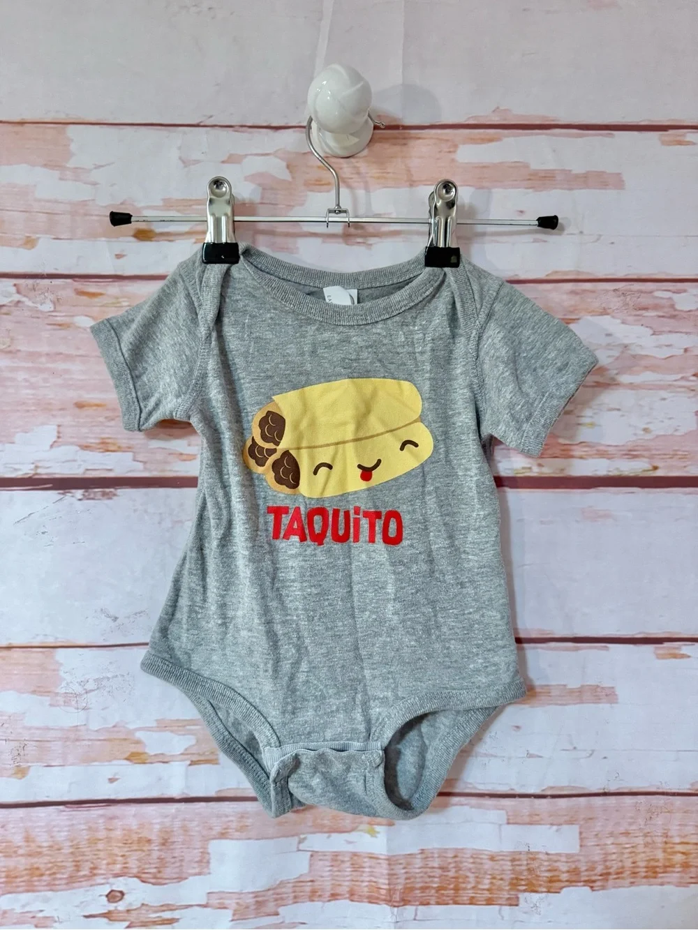 Rabbit Skins Taquito Gray Bodysuit